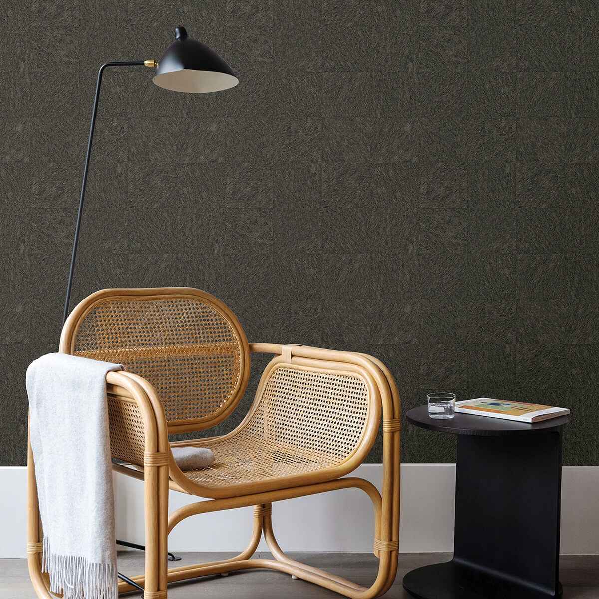 Flannery Espresso Animal Hide Wallpaper - York Wallcoverings - 2971-86369 - York Wallcoverings Wallpaper
