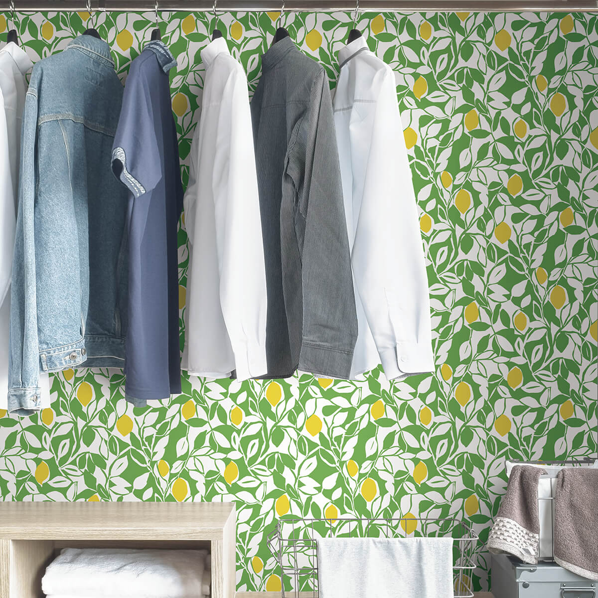 green-meyer-peel-and-stick-wallpaper-york-wallcoverings-nus4160 - York Wallcoverings Wallpaper