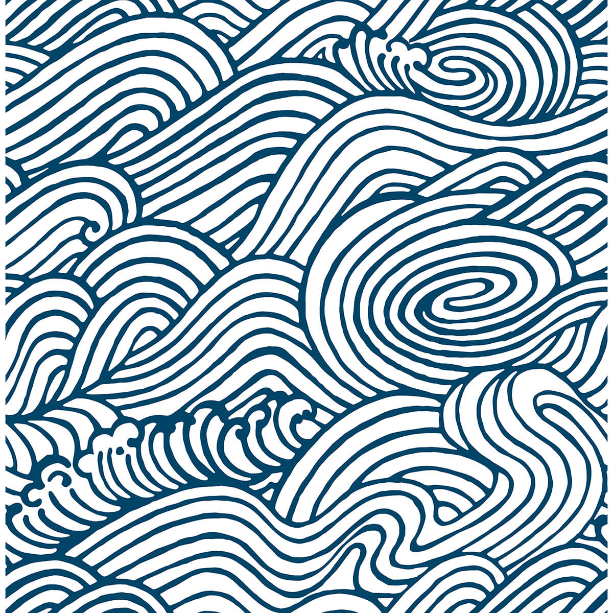navy-saybrook-peel-and-stick-wallpaper-york-wallcoverings-nus3562 - York Wallcoverings Wallpaper