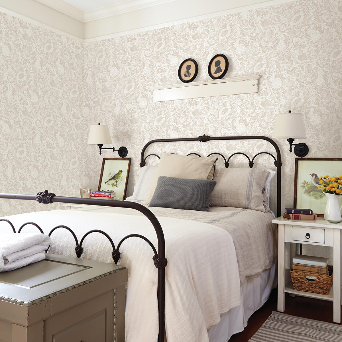 cream-terrene-peel-and-stick-wallpaper-york-wallcoverings-nus4304 - York Wallcoverings Wallpaper