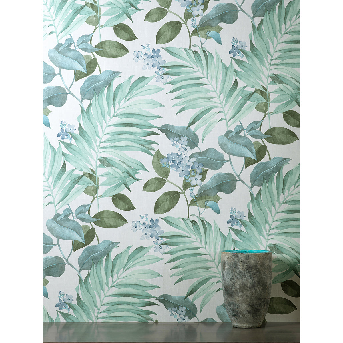 eden-grey-tropical-wallpaper-york-wallcoverings-m1651 - York Wallcoverings Wallpaper
