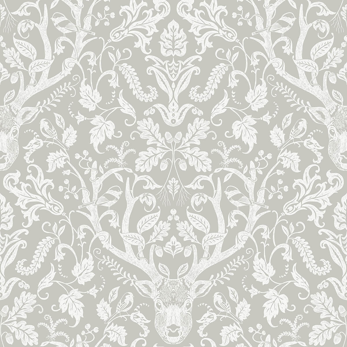 taupe-escape-to-the-forest-peel-and-stick-wallpaper-york-wallcoverings-nus4393 - York Wallcoverings Wallpaper