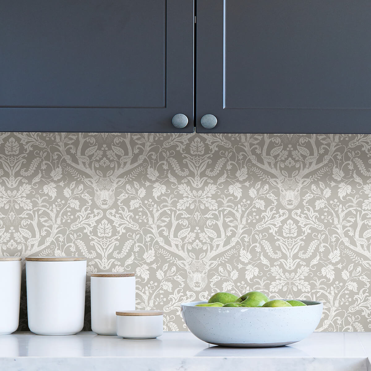 taupe-escape-to-the-forest-peel-and-stick-wallpaper-york-wallcoverings-nus4393 - York Wallcoverings Wallpaper