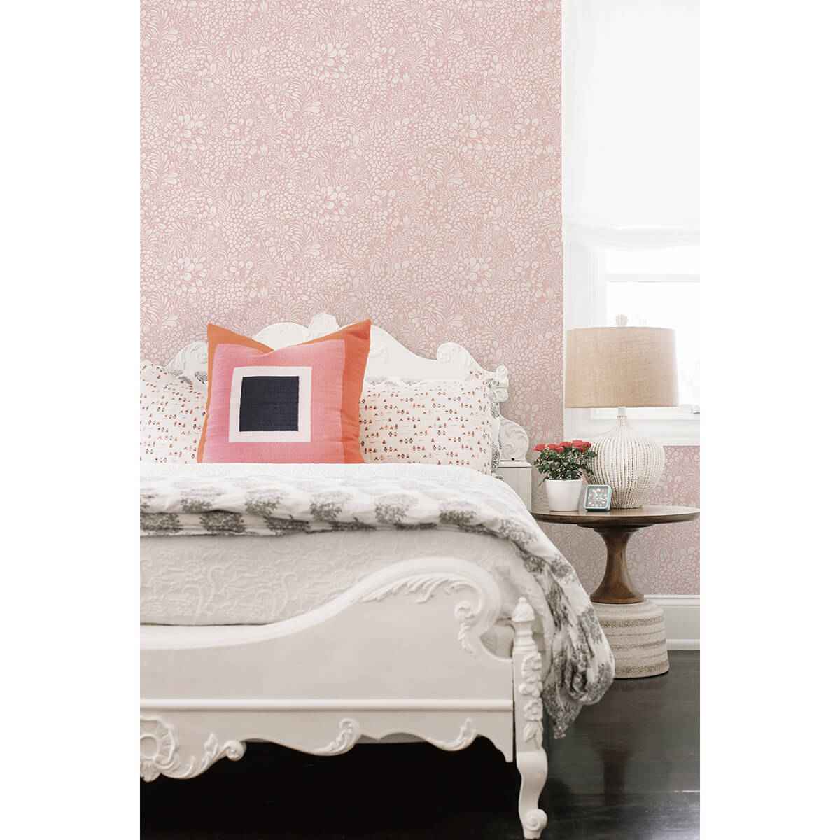 Siv Pink Botanical Wallpaper - York Wallcoverings - 2932-65134 - York Wallcoverings Wallpaper