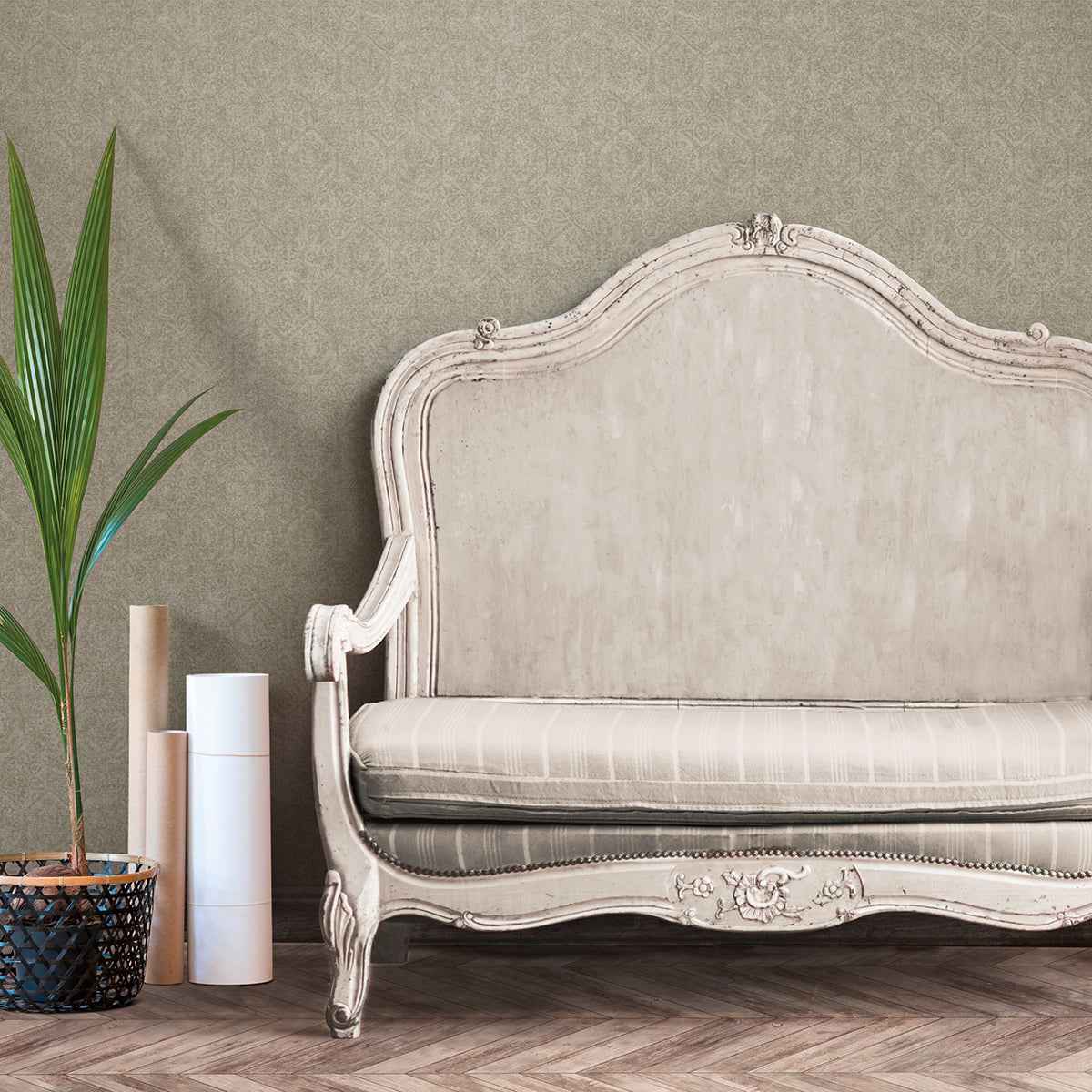 Edsel Grey Geometric Wallpaper - York Wallcoverings - 4044-38022-2 - York Wallcoverings Wallpaper