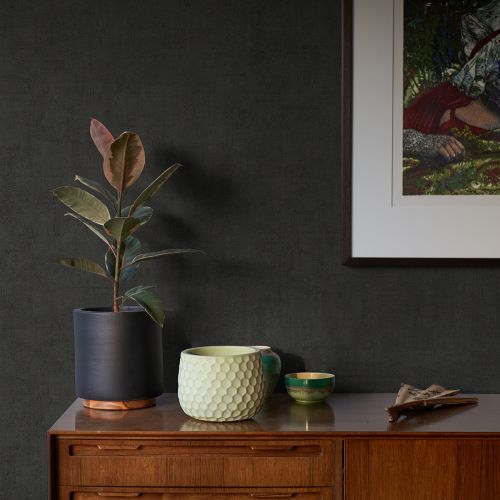Papel tapiz con textura de yeso negro Carrero - York Wallcoverings - 4044-38025-1 - York Wallcoverings Papel pintado