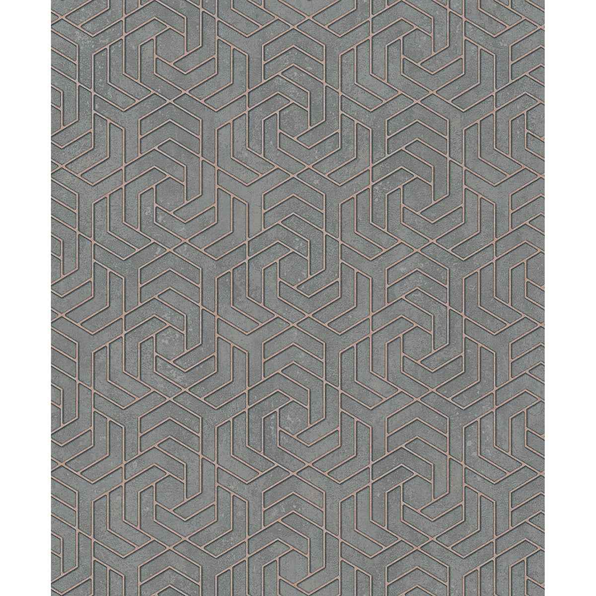 Tama Charcoal Geometric Wallpaper - York Wallcoverings - 4035-32609 - York Wallcoverings Wallpaper