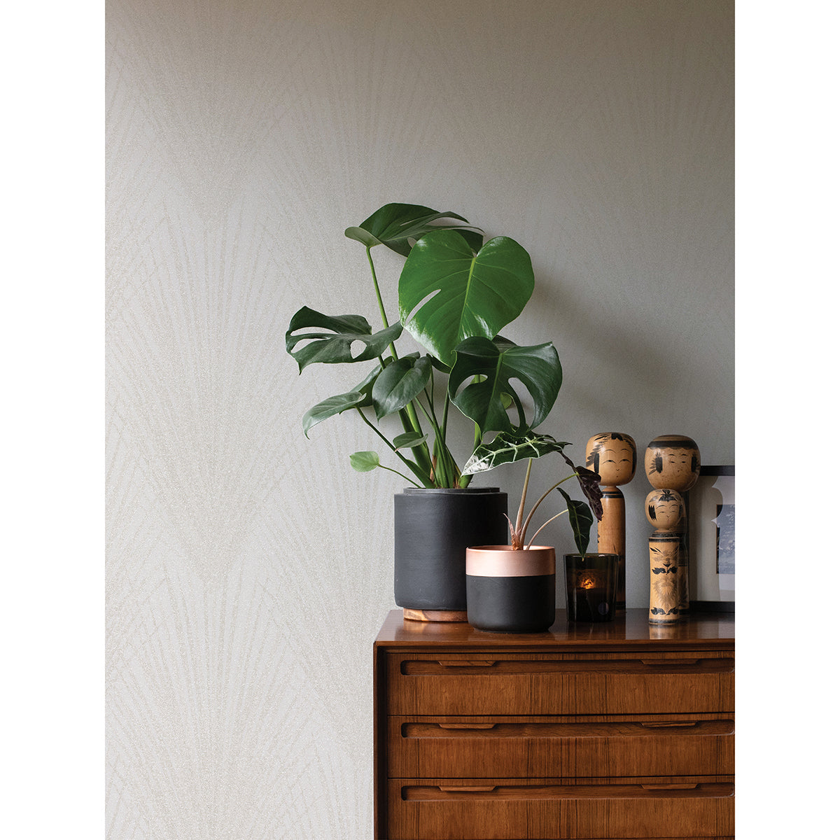 keina-taupe-fronds-wallpaper-york-wallcoverings-4035-37553-2 - York Wallpaper Wallpaper