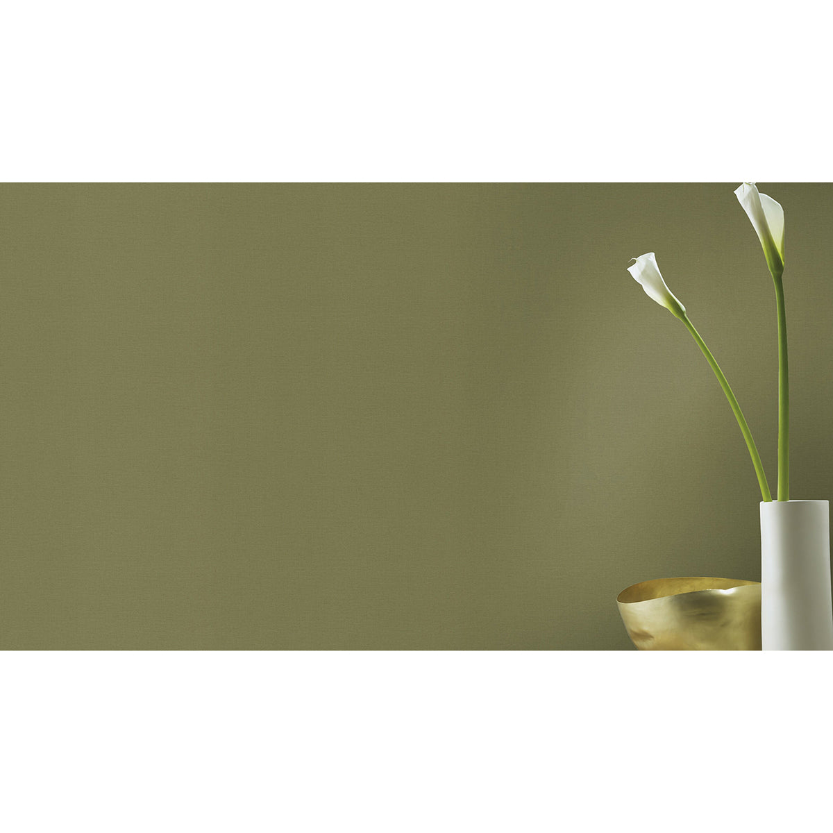 umi-green-faux-linen-wallpaper-york-wallcoverings-4035-452068 - York Wallpaper Wallpaper