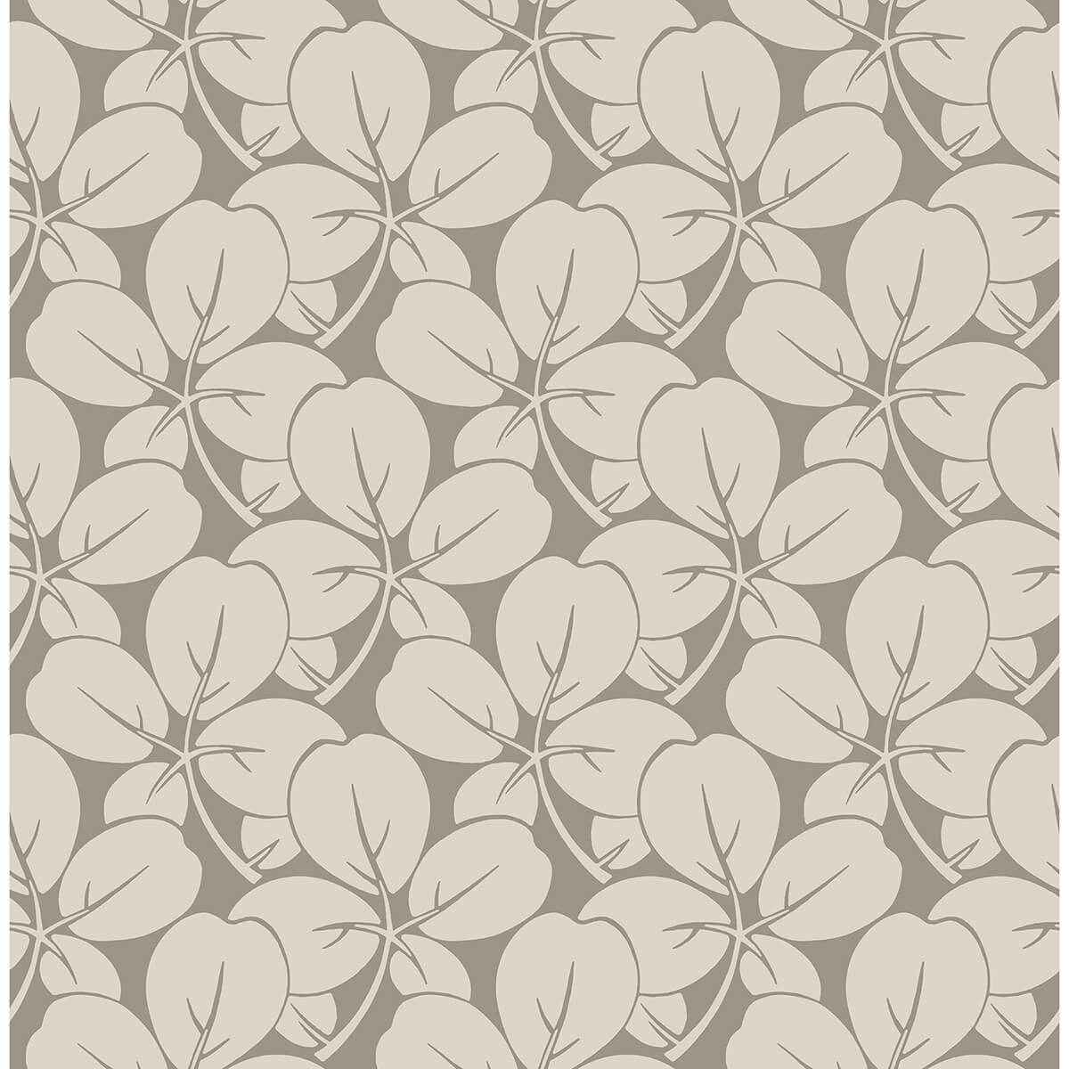 robert-grey-clover-wallpaper-york-wallcoverings-2970-26106 - York Wallcoverings Wallpaper
