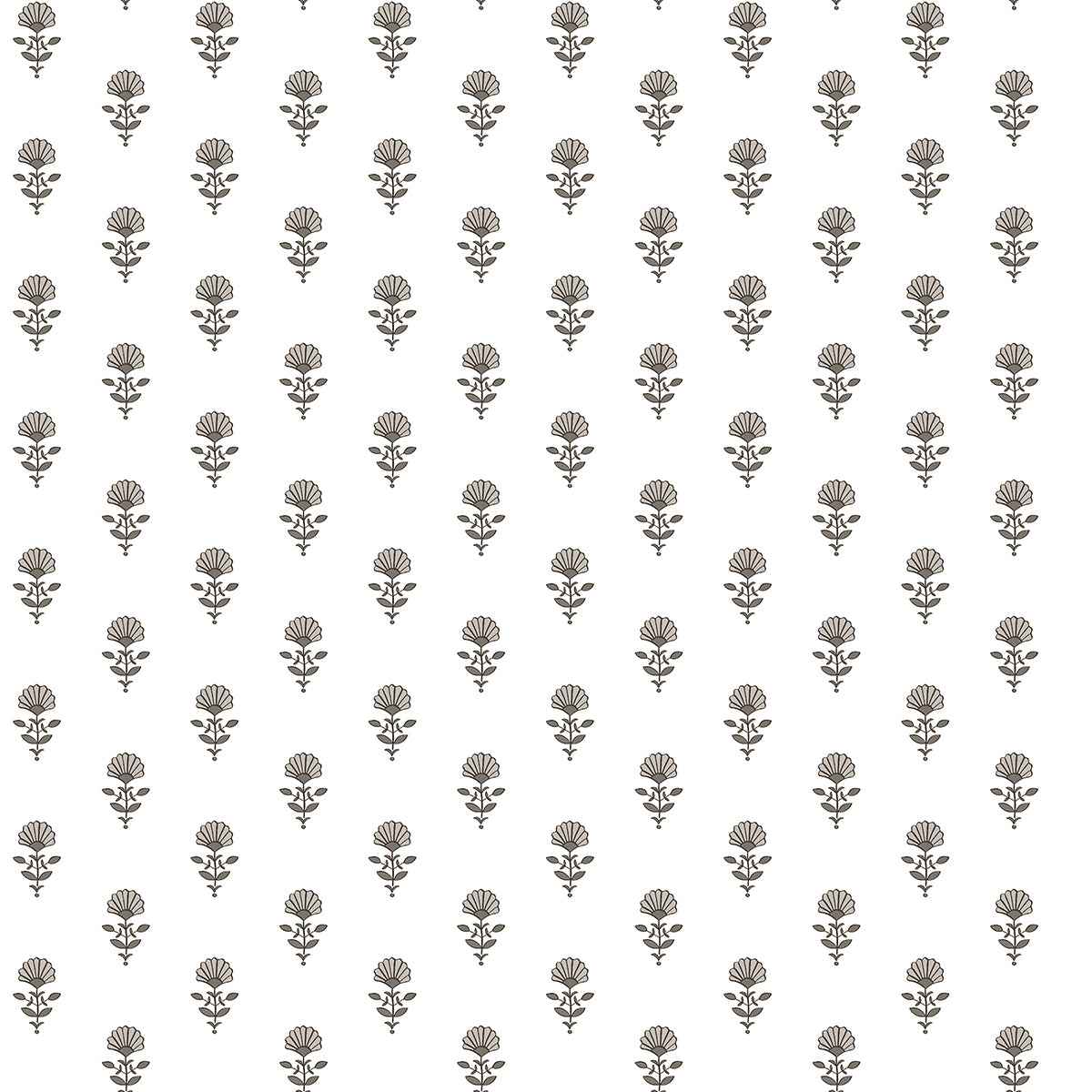 Libby Stone Mini Floral Wallpaper - York Wallcoverings - AST4335