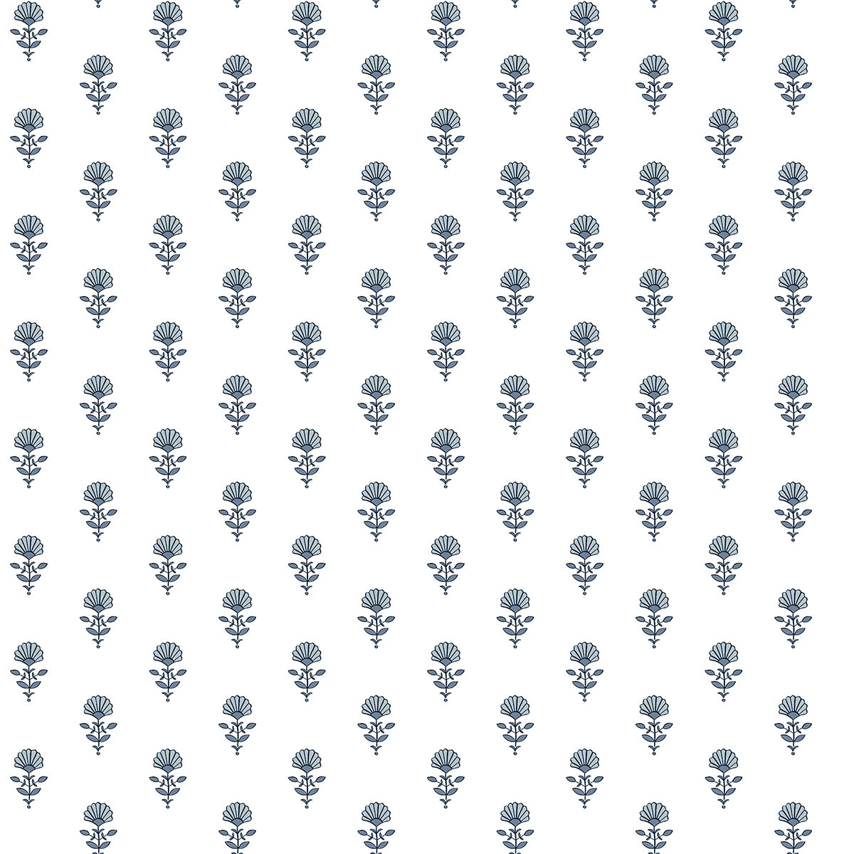 libby-blue-heather-mini-floral-wallpaper-york-wallcoverings-ast4337 - York Wallpaper Wallpaper