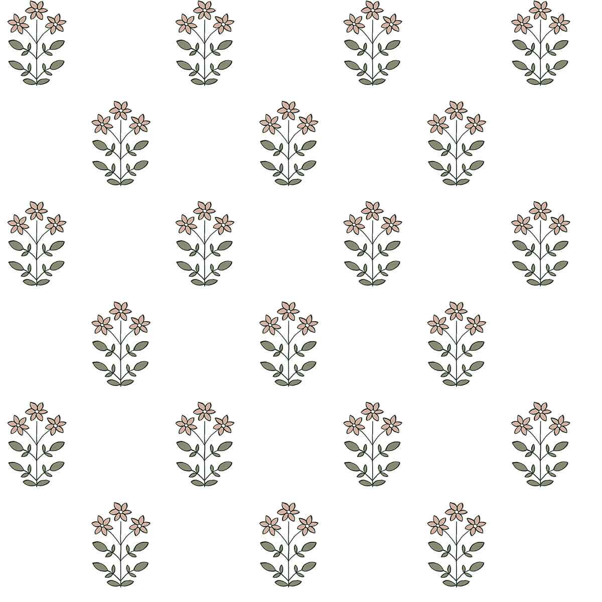 Kit Petal Floral Wallpaper - York Wallcoverings - AST4360