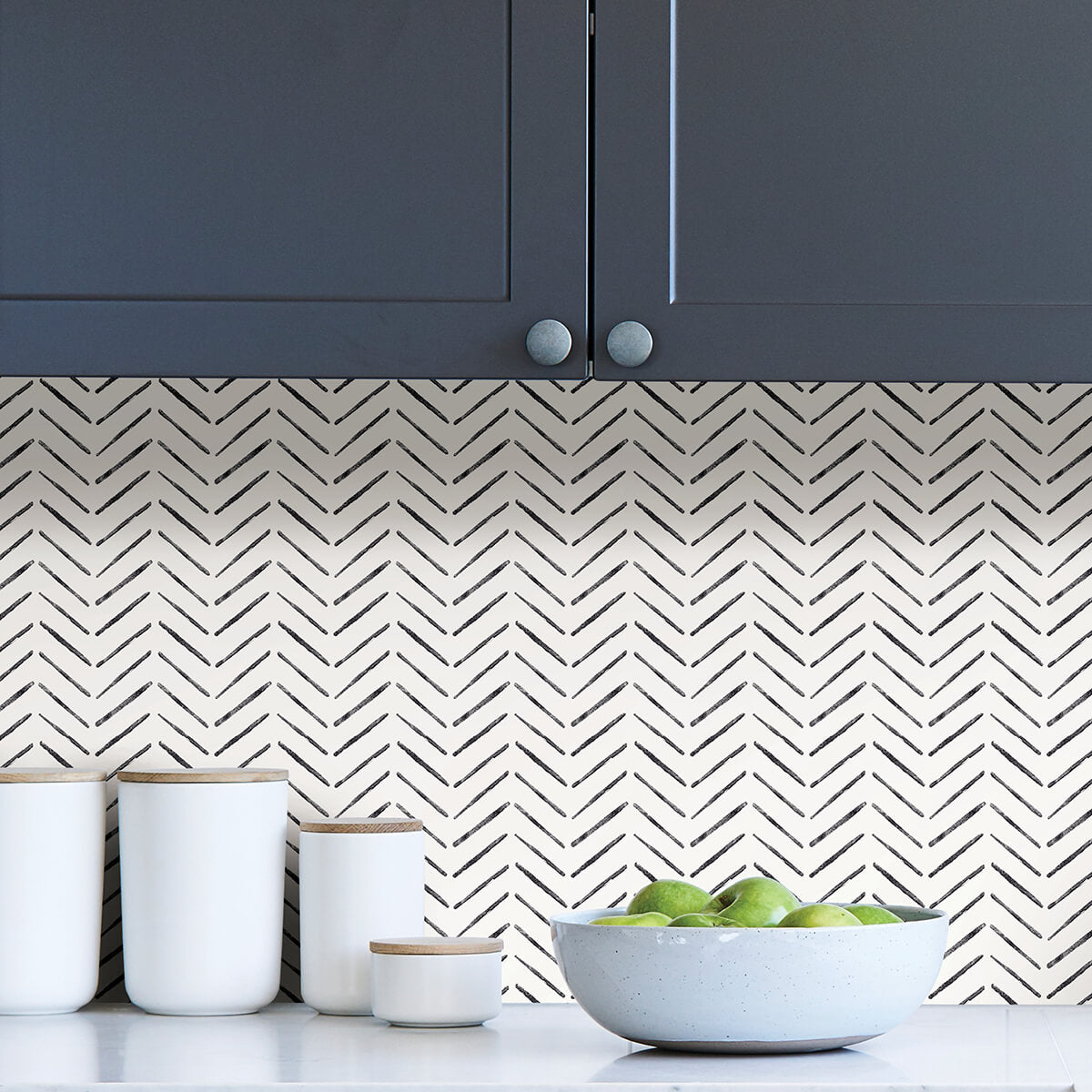 modern-and-chic-this-geometric-design-is-a-timeless-option-for-your-wall-decor-its-black-chevron-pat-york-wallcoverings-nus4387 - York Wallcoverings Wallpaper