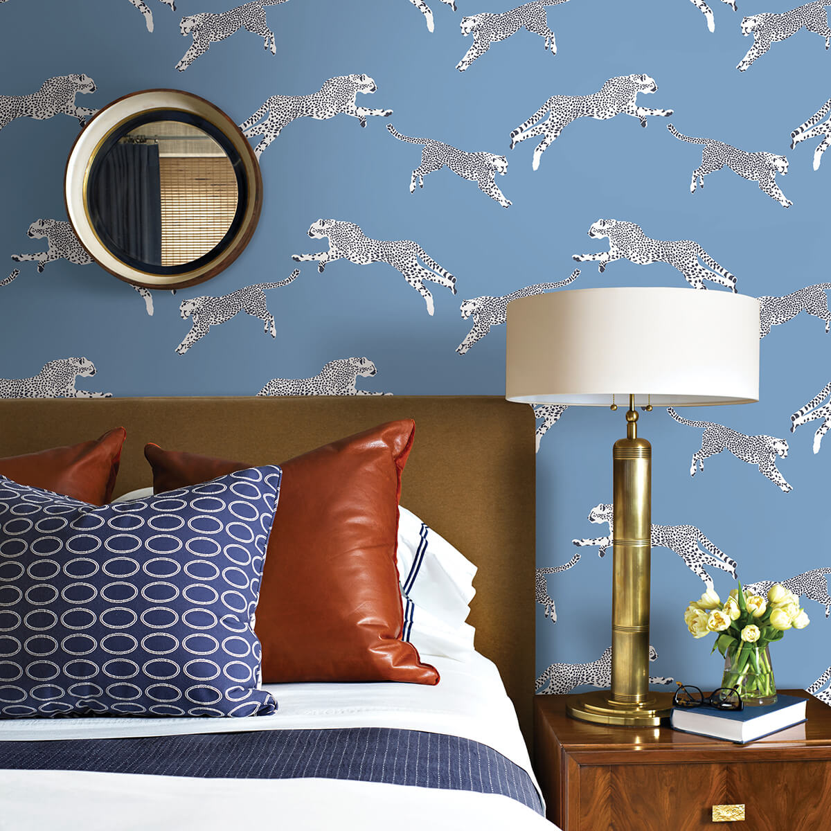 cloud-nine-leaping-cheetah-peel-and-stick-wallpaper-york-wallcoverings-scs4277 - York Wallcoverings Wallpaper