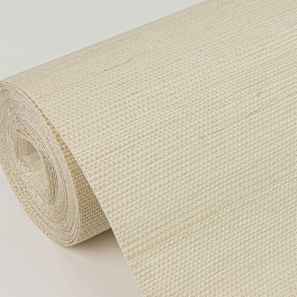 Hetao Cream Sisal Grasscloth Wallpaper - York Wallcoverings - 2972-54760 - York Wallcoverings Wallpaper