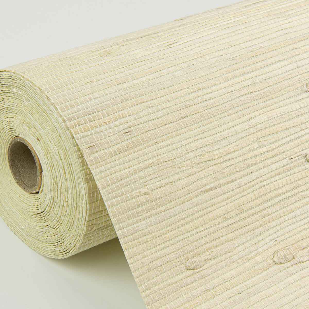Battan Cream Jute Grasscloth Wallpaper - York Wallcoverings - 2972-65651 - York Wallcoverings Wallpaper