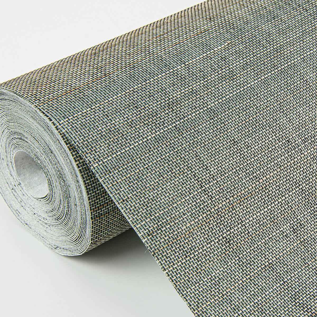 Mai Teal Abaca Grasscloth Wallpaper - York Wallcoverings - 2972-86102 - York Wallcoverings Wallpaper
