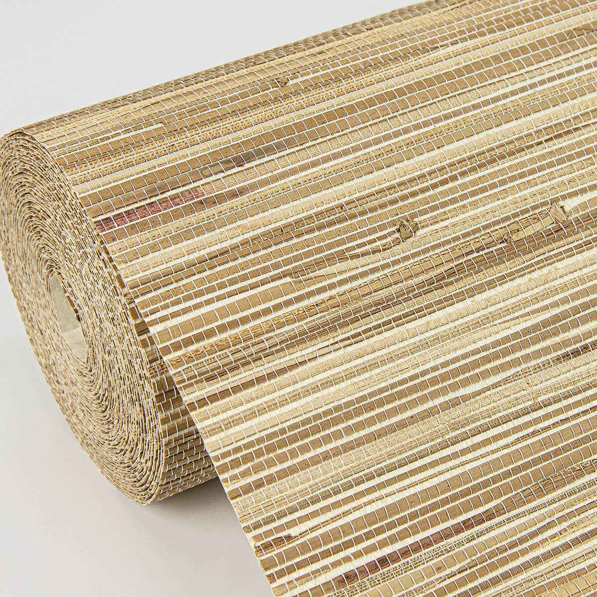 Shuang Light Brown Handmade Grasscloth Wallpaper - York Wallcoverings - 2972-86107 - York Wallcoverings Wallpaper