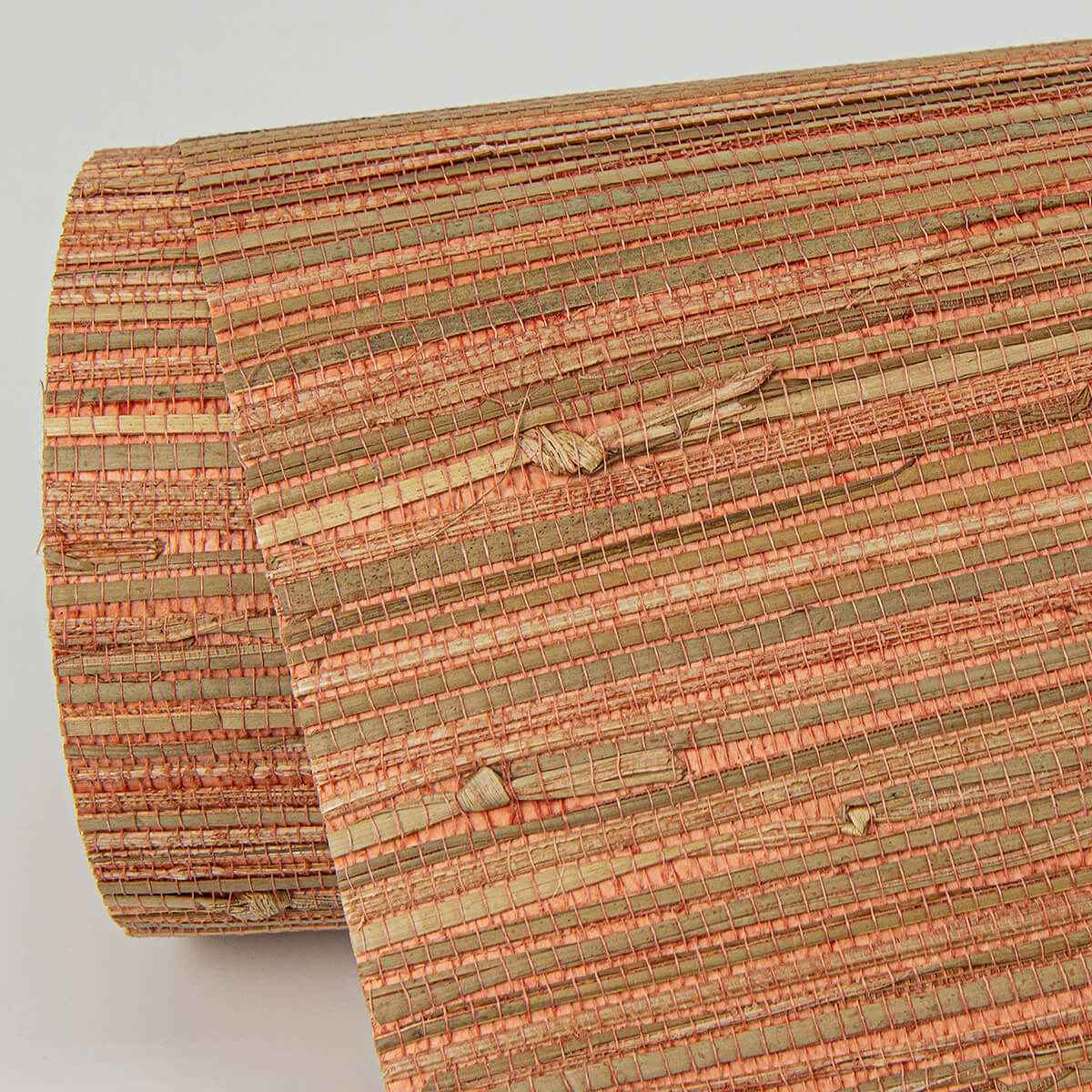 Shuang Coral Handmade Grasscloth Wallpaper - York Wallcoverings - 2972-86108 - York Wallcoverings Wallpaper