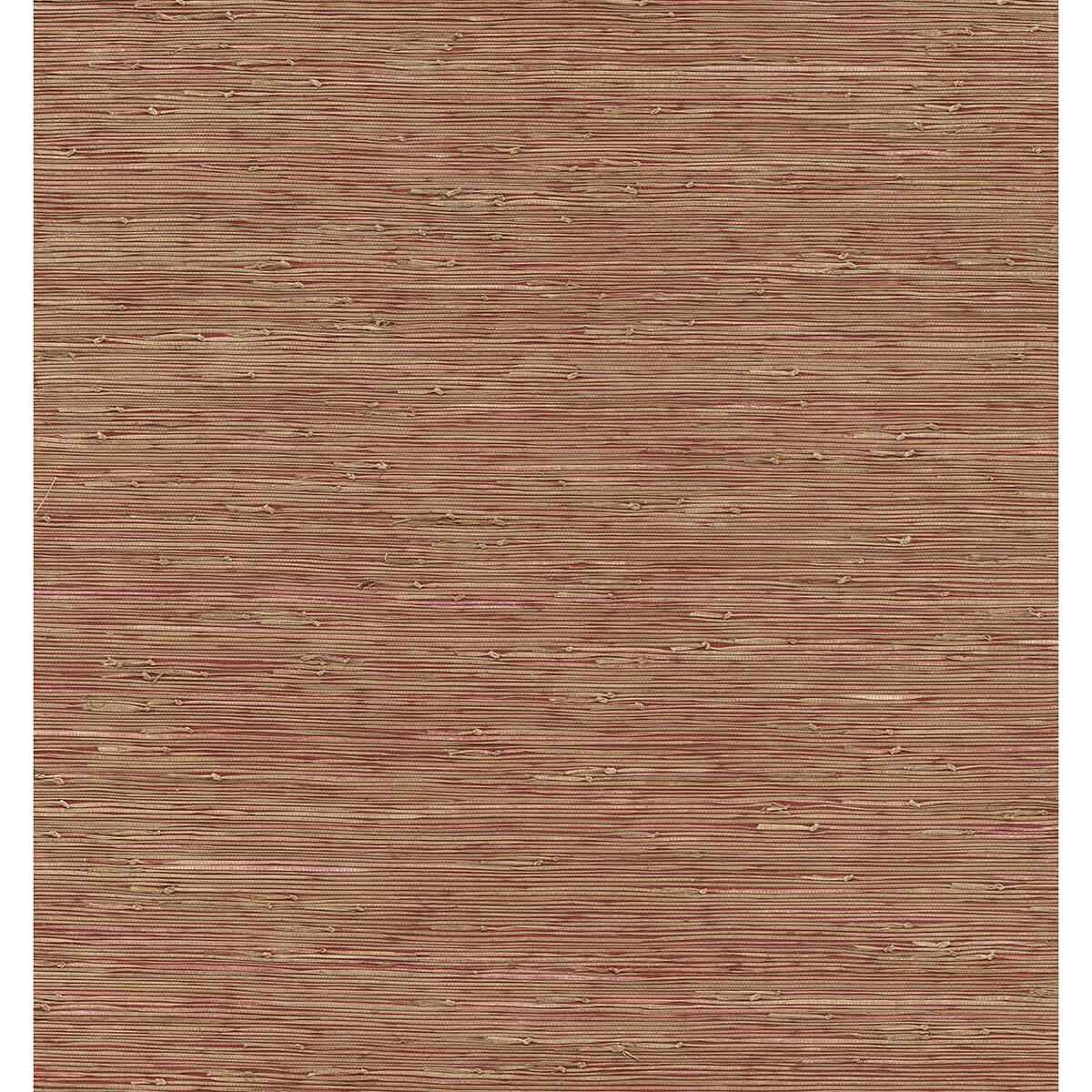 Shuang Raspberry Handmade Grasscloth Wallpaper - York Wallcoverings - 2972-86109