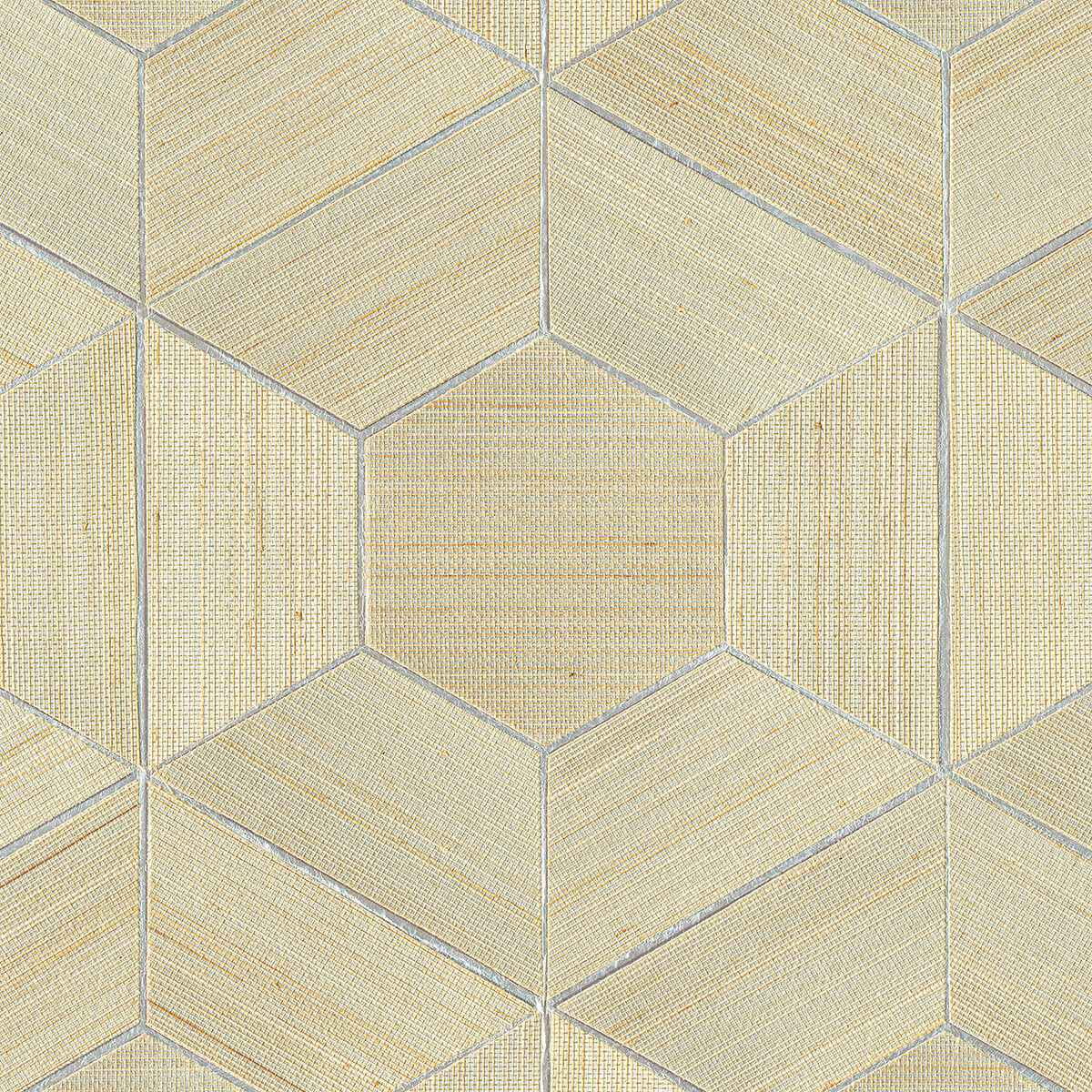 Linzhi Metallic Abaca Grasscloth Wallpaper - York Wallcoverings - 2972-86114 - York Wallcoverings Wallpaper