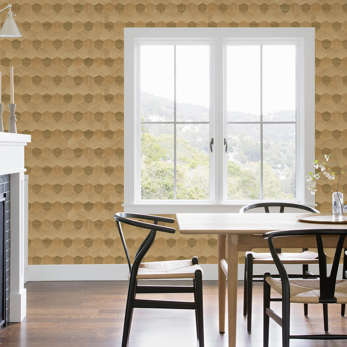 linzhi-copper-sisal-grasscloth-wallpaper-york-wallcoverings-2972-86115 - York Wallcoverings Wallpaper