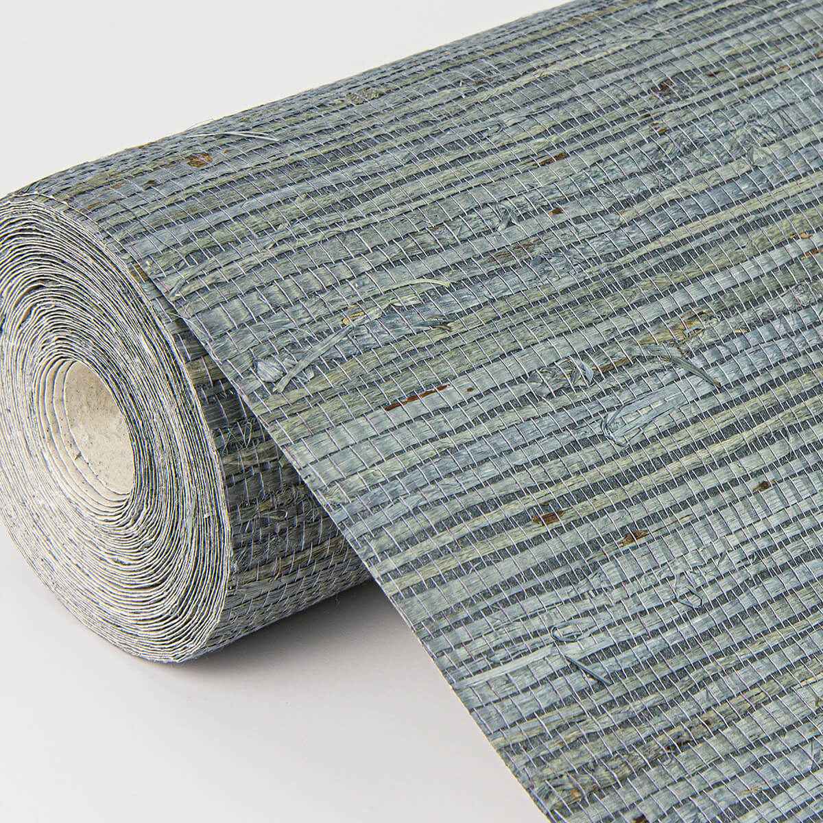 Aiko Teal Sisal Grasscloth Wallpaper - York Wallcoverings - 2972-86124 - York Wallcoverings Wallpaper