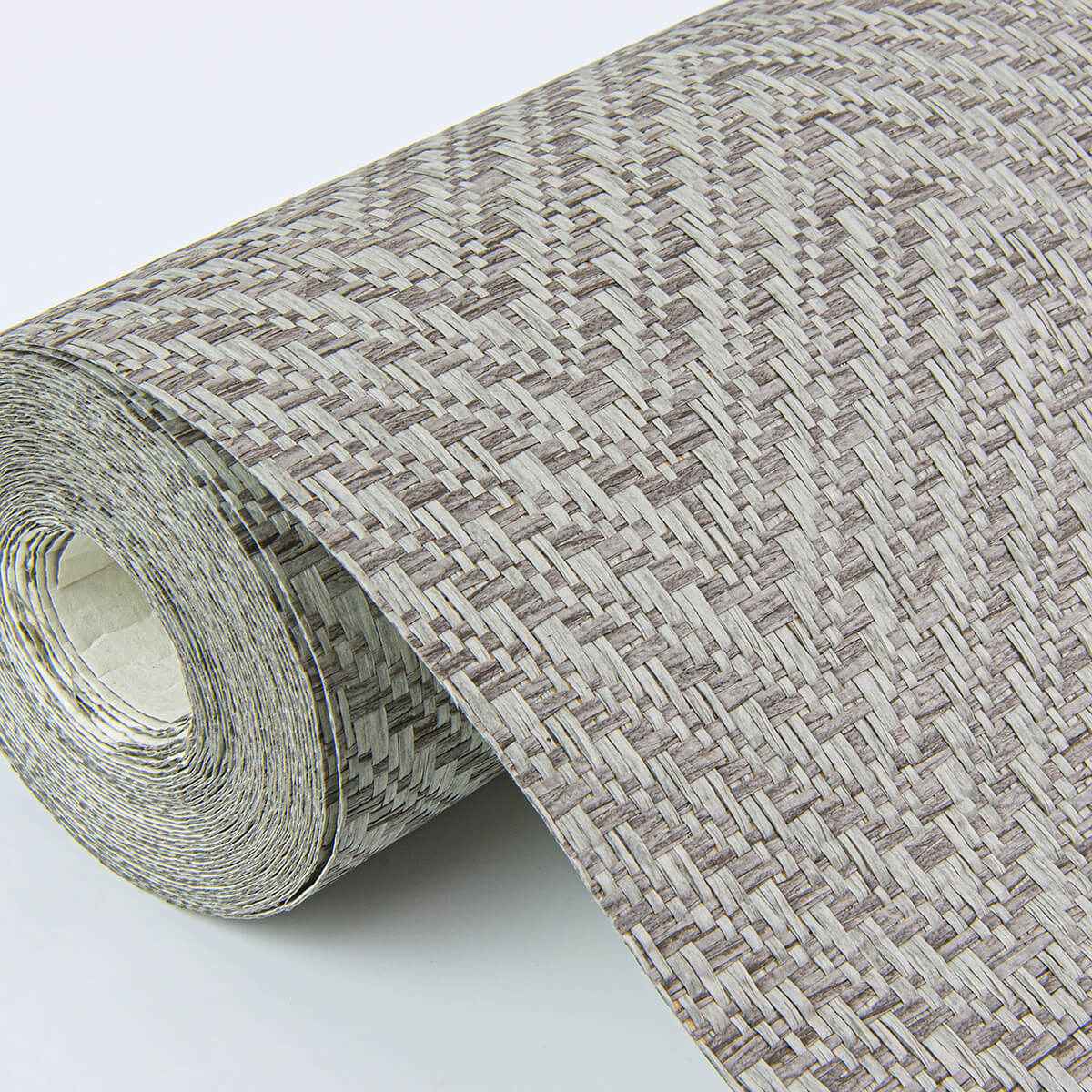 Madoka Dark Grey Paper Weave Grasscloth Wallpaper - York Wallcoverings - 2972-86145 - York Wallcoverings Wallpaper