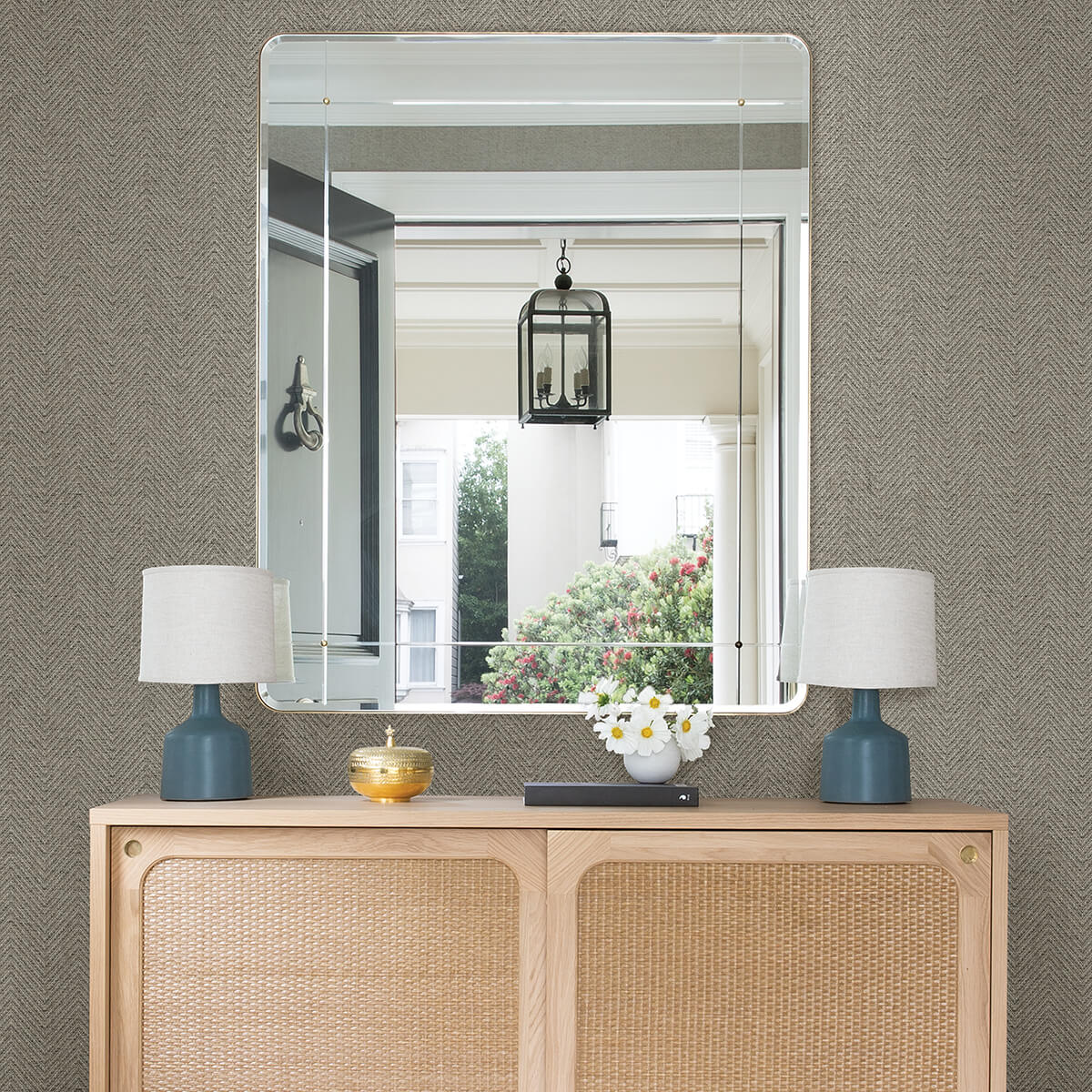 madoka-dark-grey-paper-weave-grasscloth-wallpaper-york-wallcoverings-2972-86145 - York Wallcoverings Papel pintado