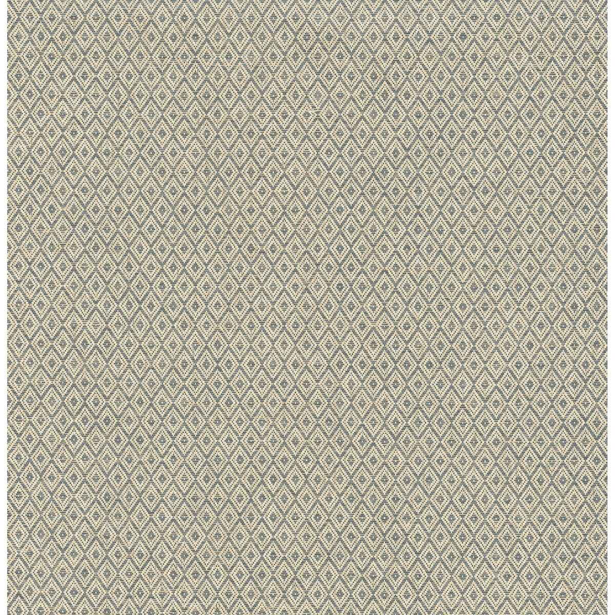 Hui Denim Paper Weave Grasscloth Wallpaper - York Wallcoverings - 2972-86148 - York Wallcoverings Wallpaper