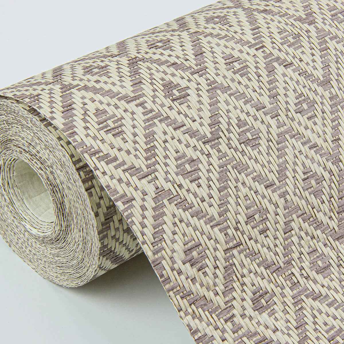Hui Mauve Paper Weave Grasscloth Wallpaper - York Wallcoverings - 2972-86149 - York Wallcoverings Wallpaper