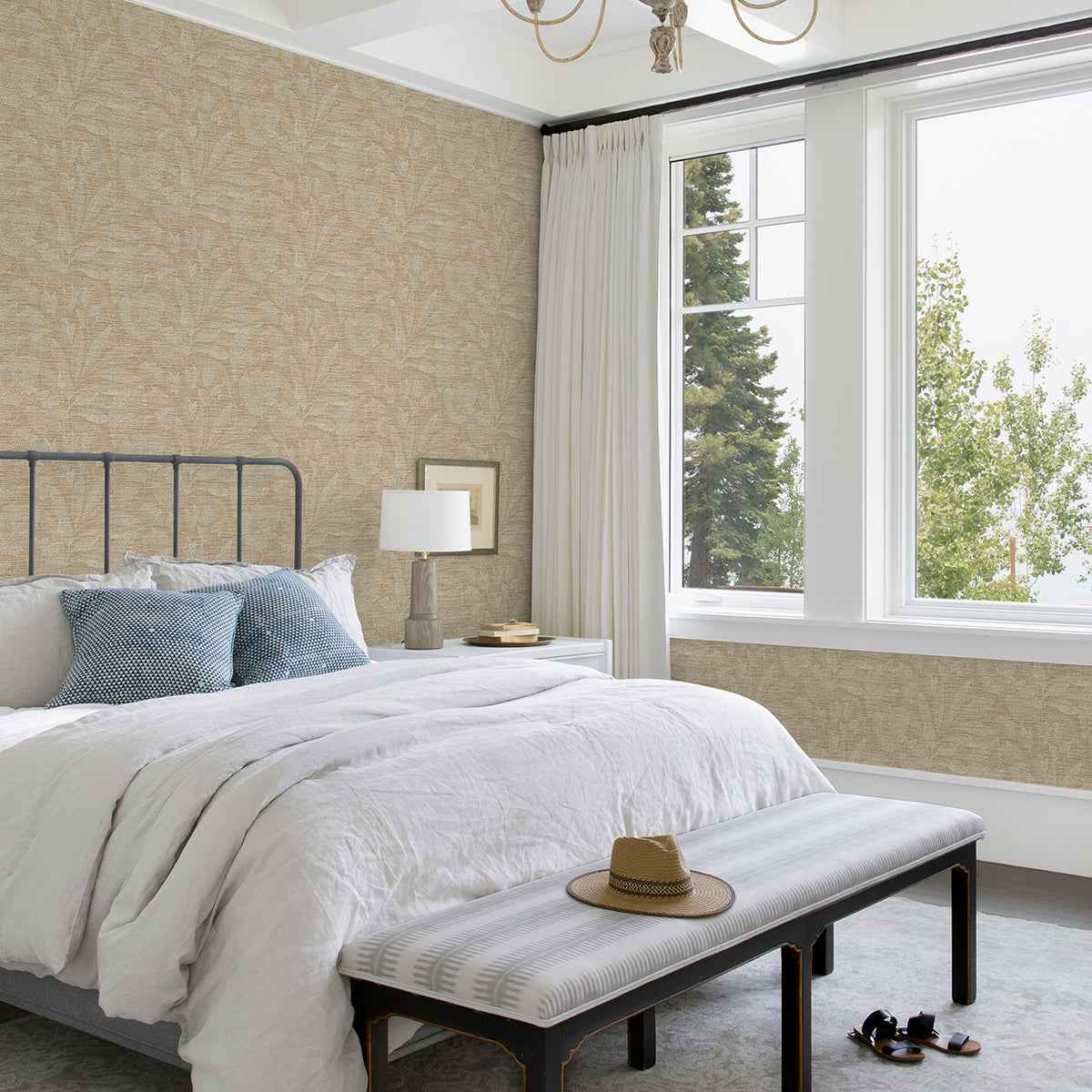 Lei Wheat Leaf Wallpaper - York Wallcoverings - 2972-86155 - York Wallcoverings Wallpaper