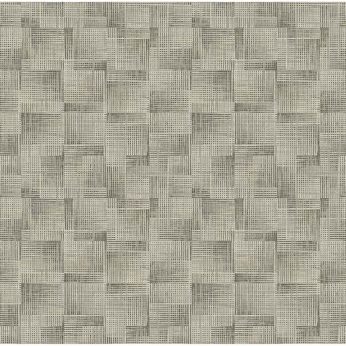 Ting Light Grey Lattice Wallpaper - York Wallcoverings - 2972-86157 - York Wallcoverings Wallpaper