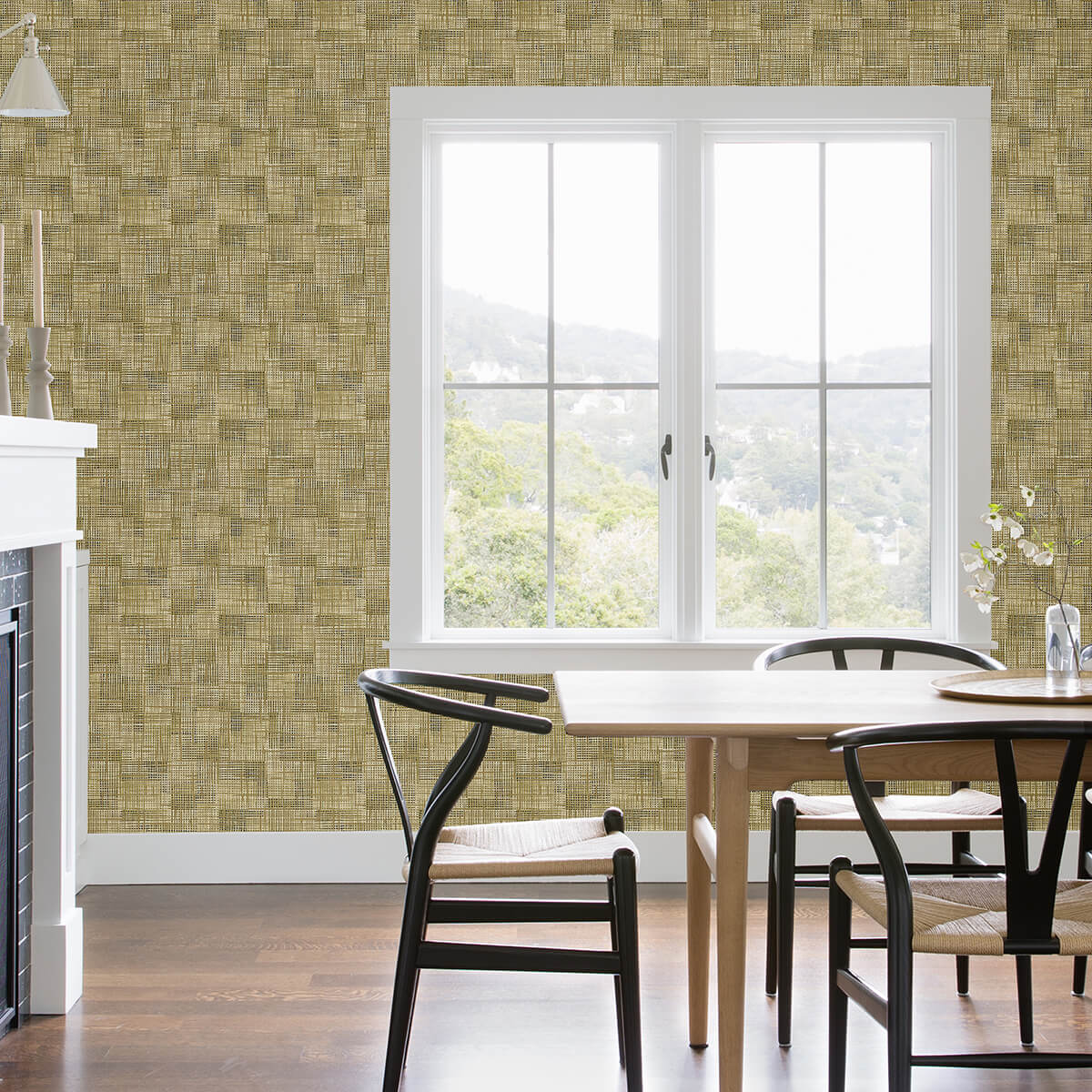 ting-brown-lattice-wallpaper-york-wallcoverings-2972-86160 - York Wallcoverings Papel pintado