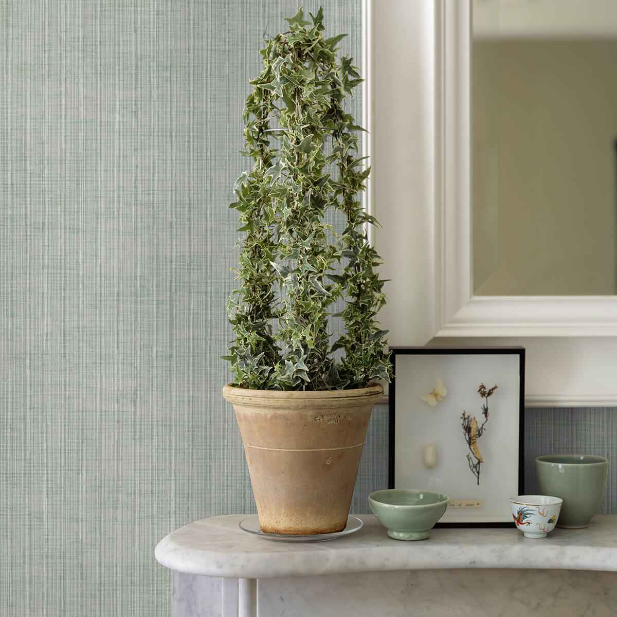 Yawen Green String Wallpaper - York Wallcoverings - 2972-86173 - York Wallcoverings Wallpaper