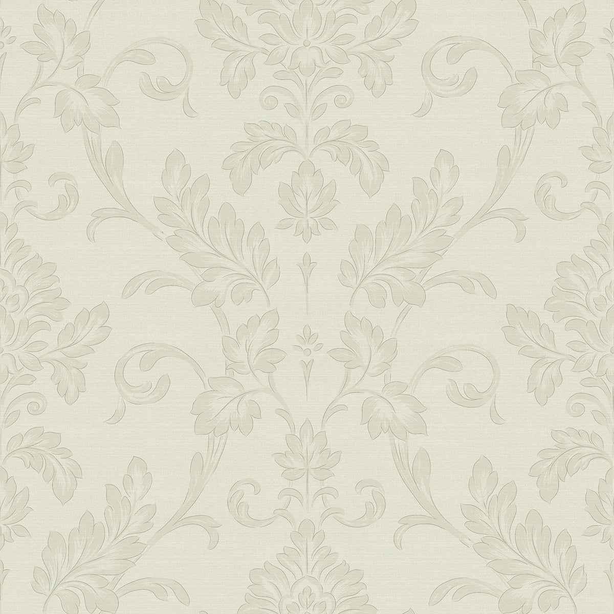 Antonella Silver Scroll Wallpaper - York Wallcoverings - 4058-21786 - York Wallcoverings Wallpaper