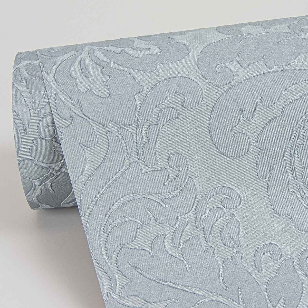 Betina Light Blue Damask Wallpaper - York Wallcoverings - 4058-24806 - York Wallcoverings Wallpaper