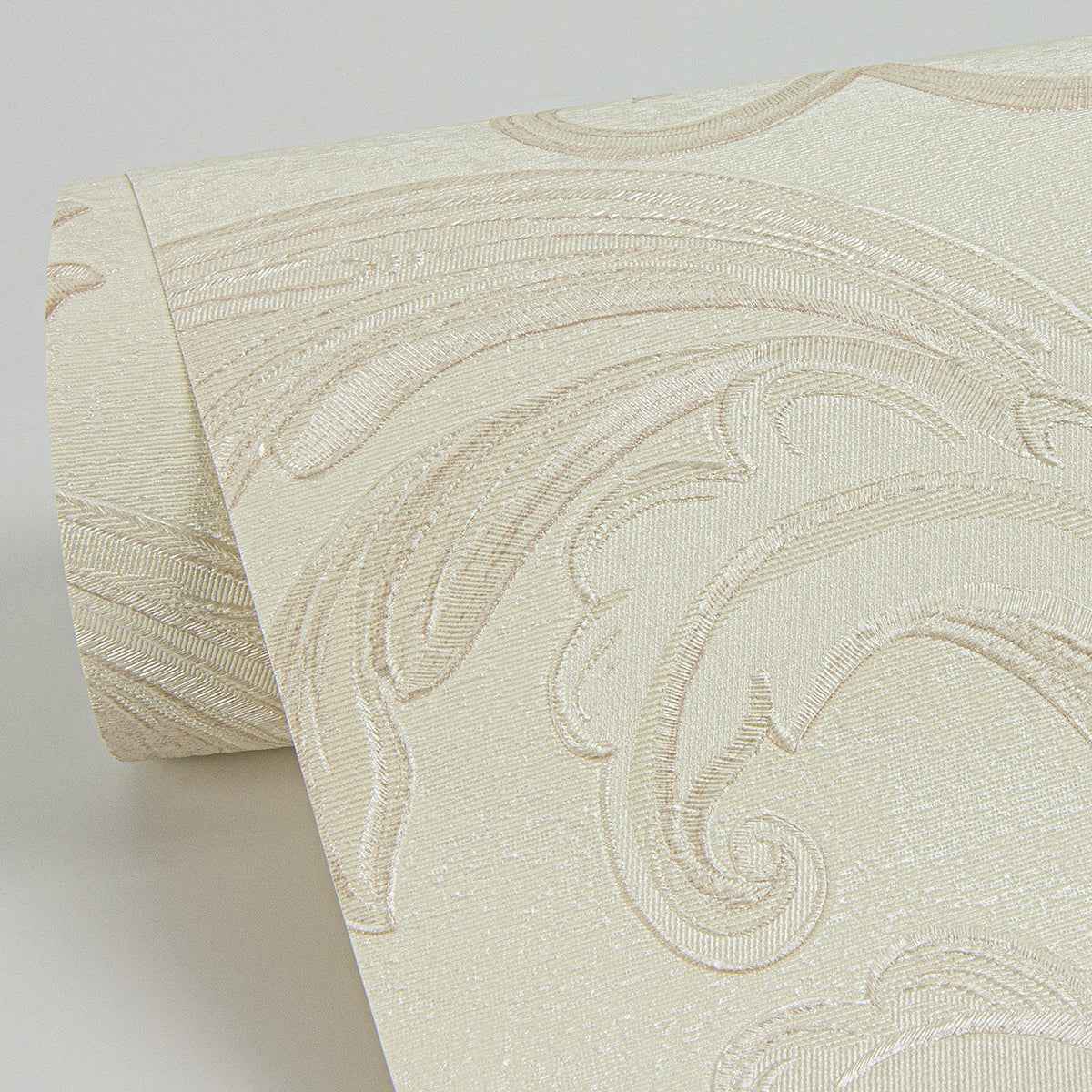 Noemi Cream Acanthus Wallpaper - York Wallcoverings - 4058-24832 - York Wallcoverings Wallpaper