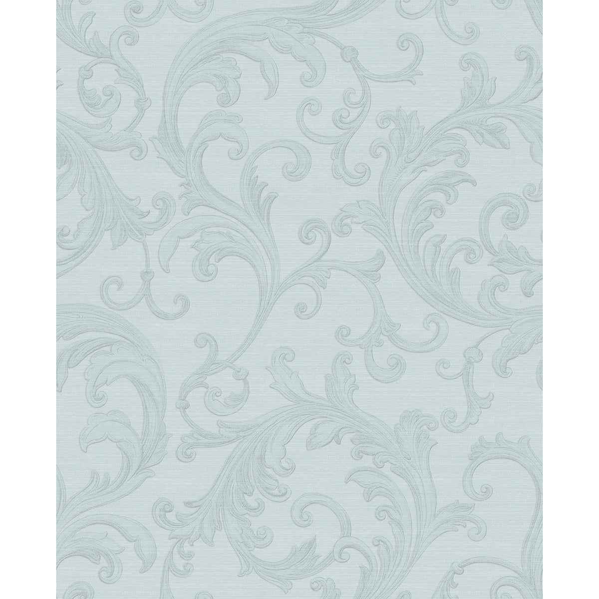 Noemi Light Blue Acanthus Wallpaper - York Wallcoverings - 4058-24836 - York Wallcoverings Wallpaper