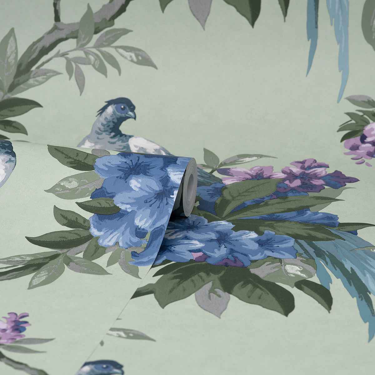 Golden Sage Floral Wallpaper - York Wallcoverings - M1660 - York Wallcoverings Wallpaper