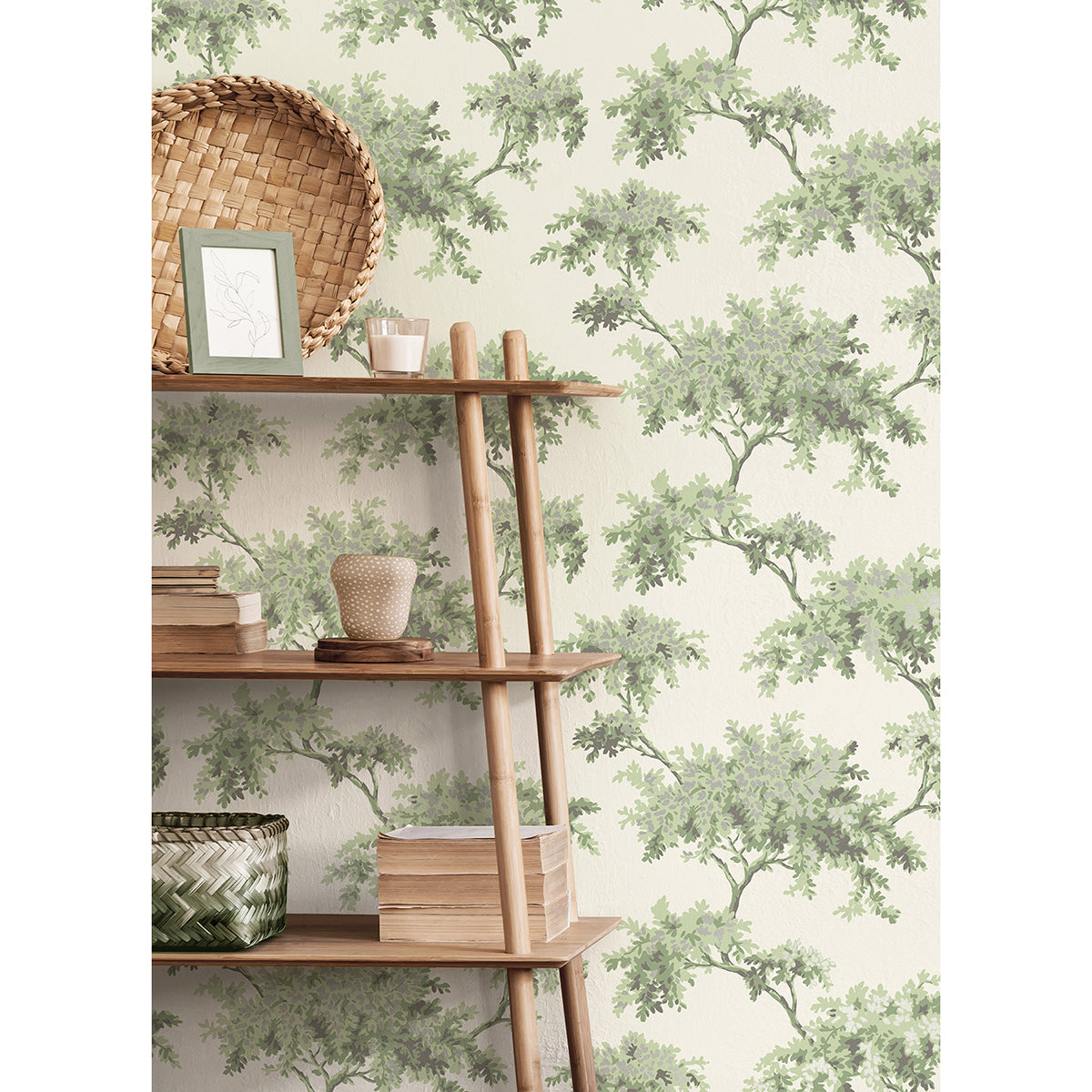ashdown-sage-tree-wallpaper-york-wallcoverings-m1674 - York Wallpaper Wallpaper