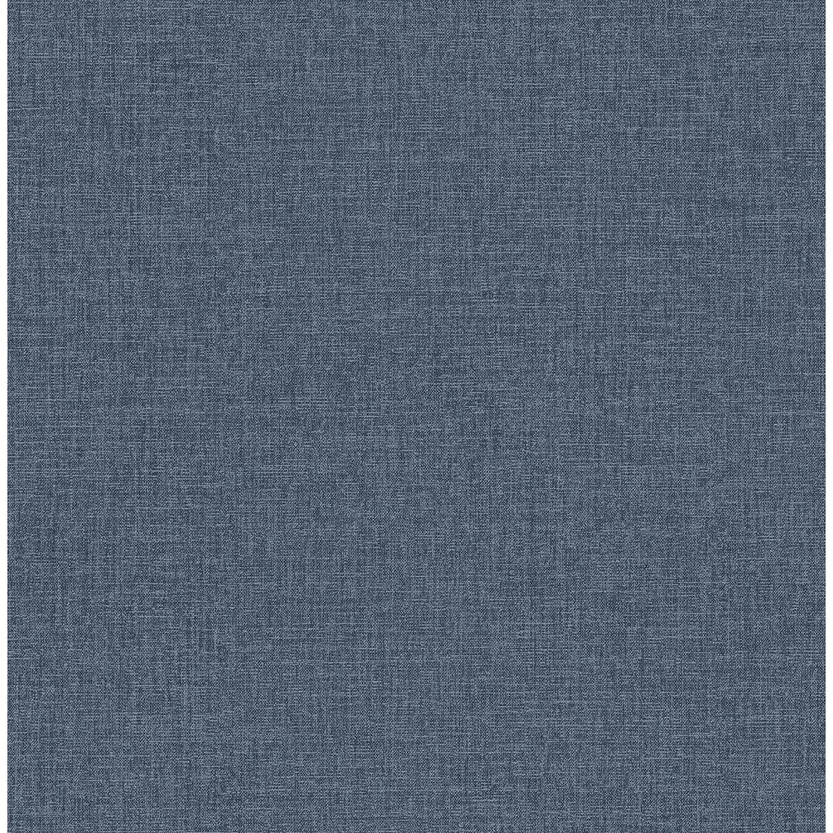 glen-dark-blue-linen-wallpaper-york-wallcoverings-m1701 - York Wallcoverings Wallpaper