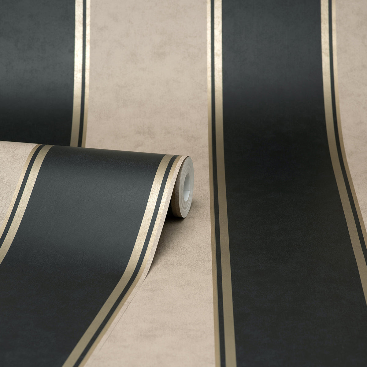 rydia-black-stripe-wallpaper-york-wallcoverings-m1707 - York Wallcoverings Papel pintado