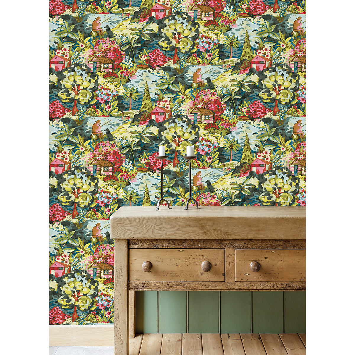 multi-le-forestier-peel-and-stick-wallpaper-york-wallcoverings-cbs4503 - York Wallcoverings Wallpaper