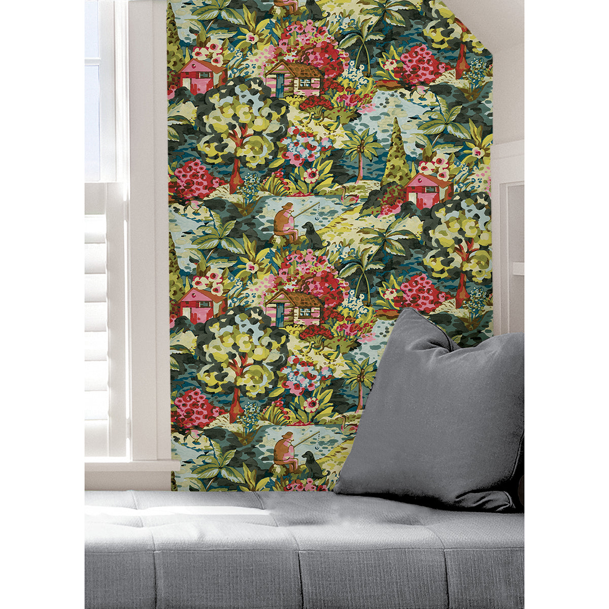 multi-le-forestier-peel-and-stick-wallpaper-york-wallcoverings-cbs4503 - York Wallcoverings Wallpaper