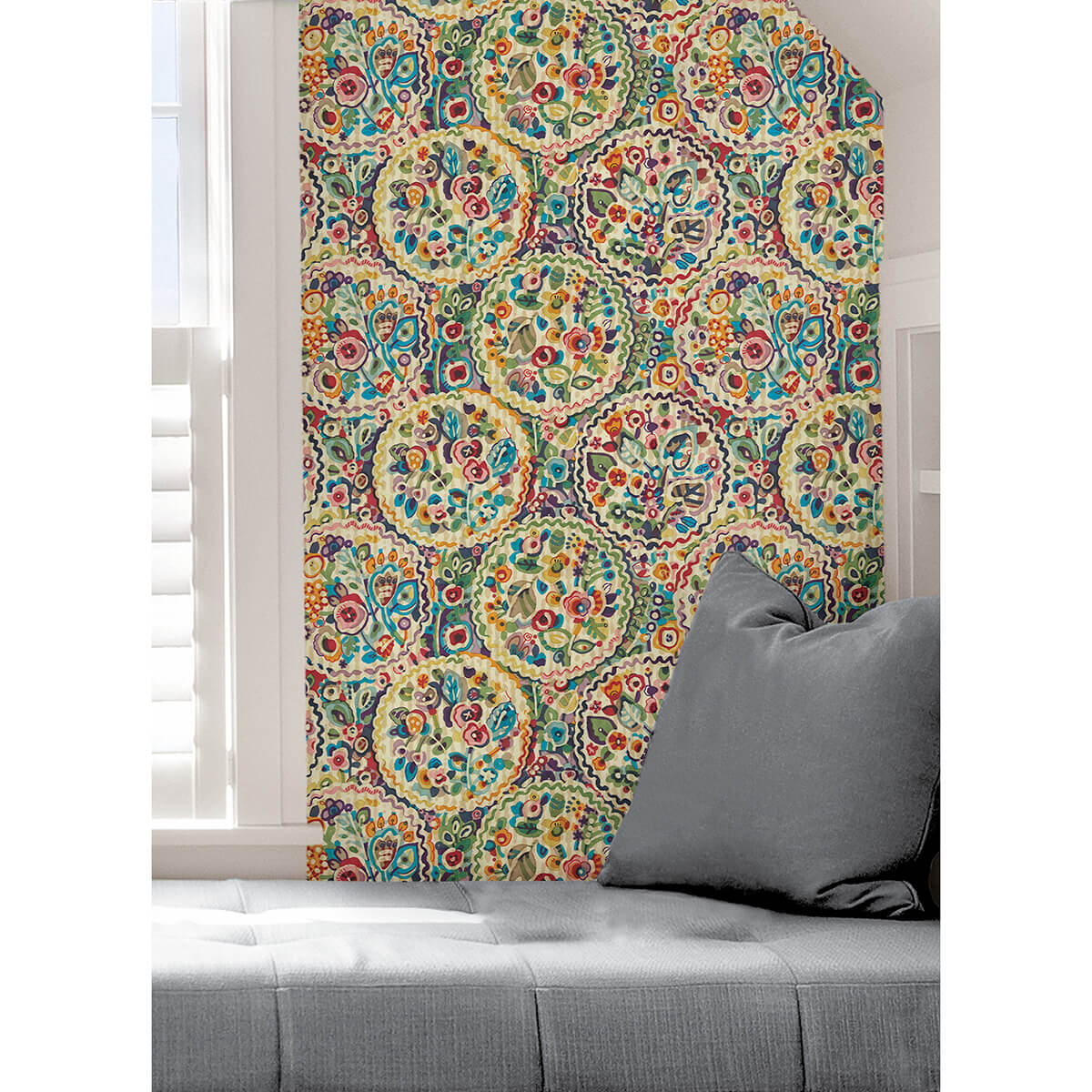 multi-camille-peel-and-stick-wallpaper-york-wallcoverings-cbs4506 - York Wallcoverings Wallpaper