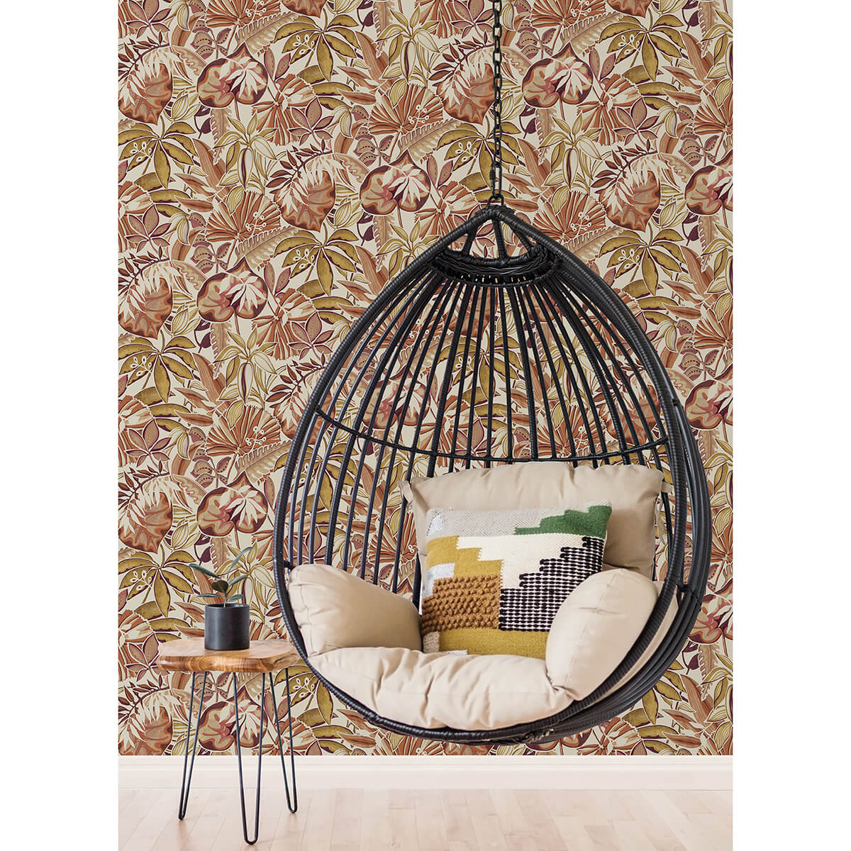 amber-feuilles-peel-and-stick-wallpaper-york-wallcoverings-cbs4515 - York Wallcoverings Wallpaper