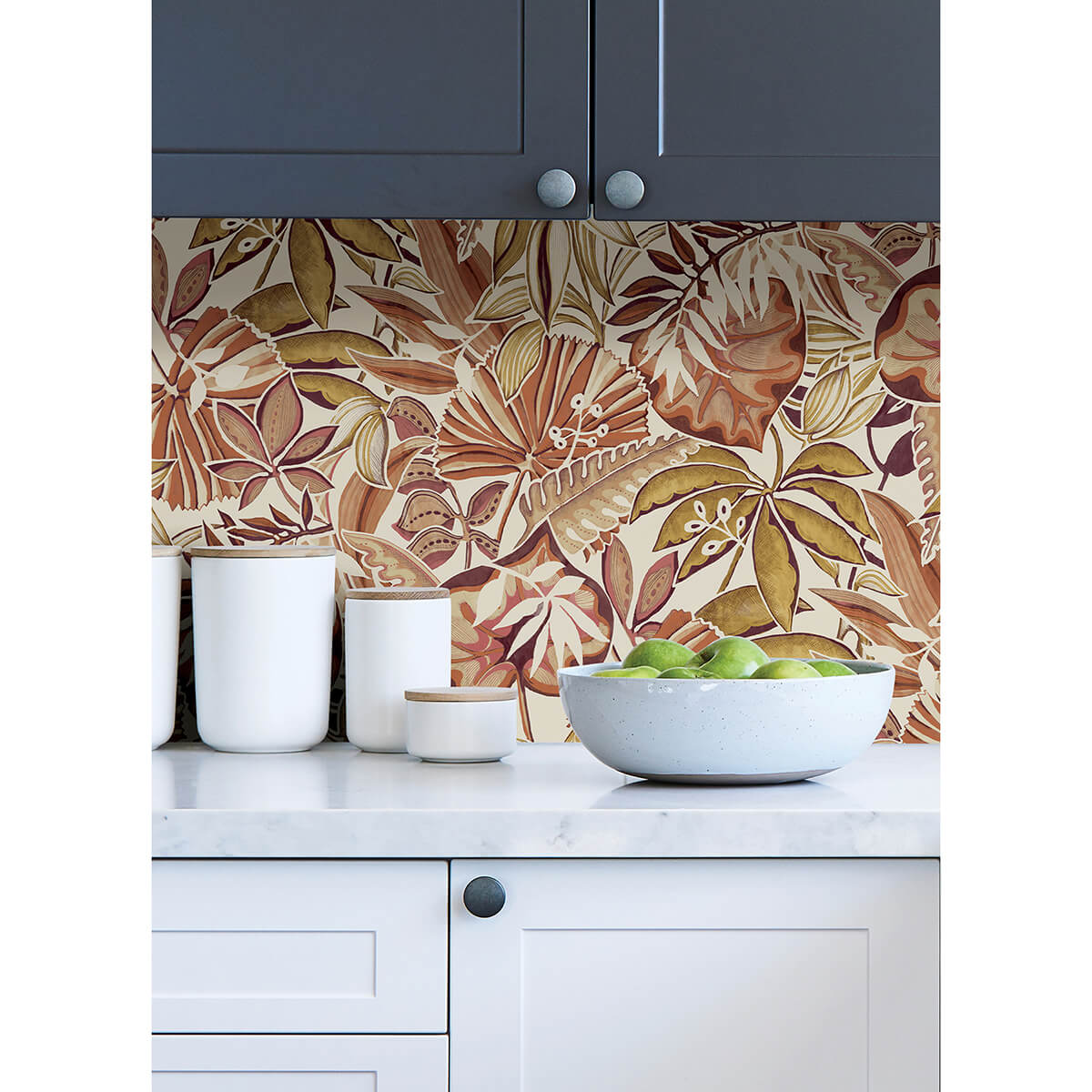 amber-feuilles-peel-and-stick-wallpaper-york-wallcoverings-cbs4515 - York Wallcoverings Wallpaper