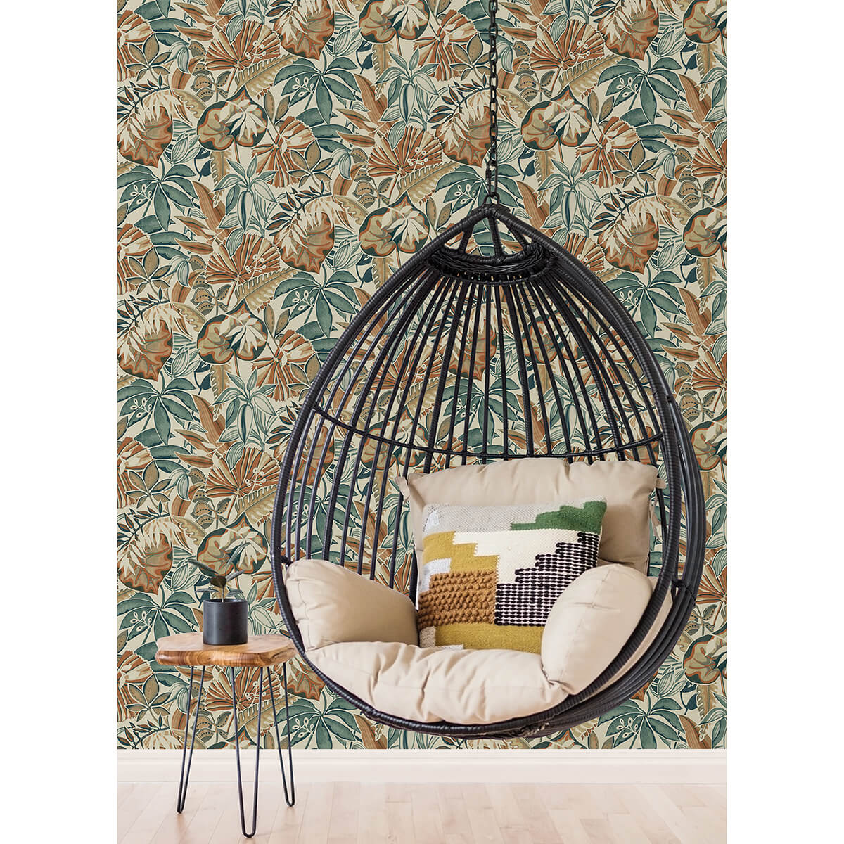 spice-feuilles-peel-and-stick-wallpaper-york-wallcoverings-cbs4516 - York Wallcoverings Wallpaper